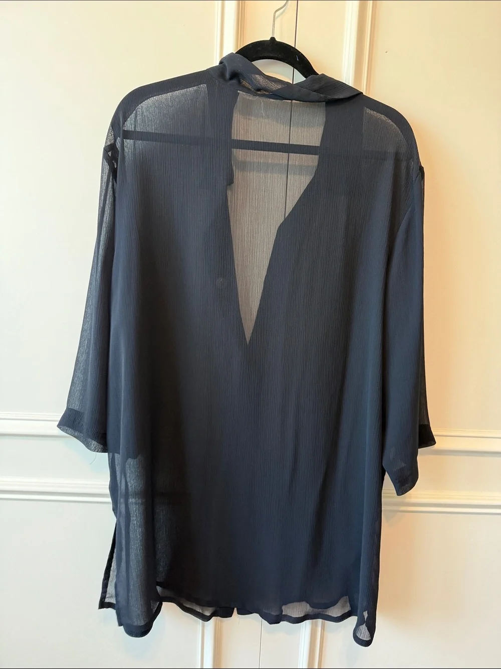 Cherokee Sheer Black Swim Cover Up